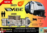 2023 FOREST RIVER VIBE 26RB (OUTSIDE KITCHEN *)