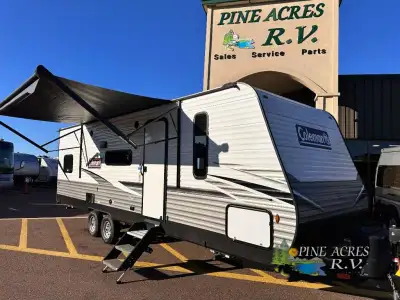 Dutchmen Coleman Lantern LT Series travel trailer 262BH highlights: Large Slide 3 TV's Double-Size B...