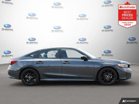 New Price! Odometer is 3458 kilometers below market average! Gray 2025 Honda Civic Sport FWD CVT 2.0... (image 5)