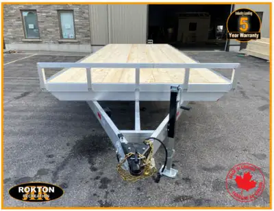 For sale is a Tow Tek Trailers 102" x 20, Heavy-duty tube frame, All Aluminum Deck Over float traile...