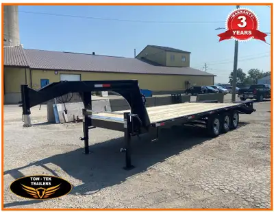 For sale is a 2023 -Tow Tek 25' (20' + 5' Beaver tail) tailer with Fold flat ramps, Giving this trai...