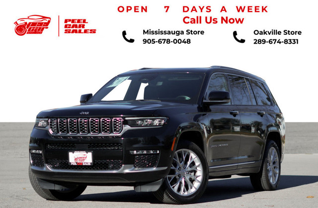 2021 Jeep Grand Cherokee Summit L, 6 passenger, Massage Seats ,  in Cars & Trucks in Mississauga / Peel Region