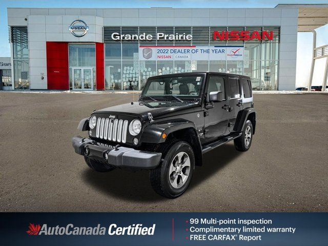 2018 Jeep Wrangler JK Unlimited Sahara | One Owner | No in Cars & Trucks in Grande Prairie