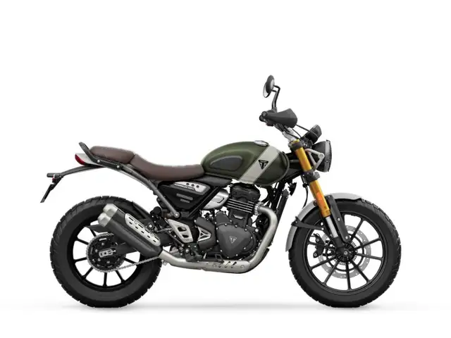 2025 Triumph Scrambler 400 X // Matte Khaki Green/Fusion White in Dirt Bikes & Motocross in Winnipeg - Image 15