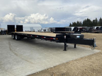 2023 Double A Trailers Highboy Deckover Trailer 102in. x 36'