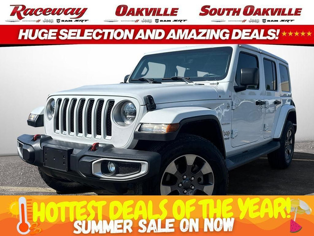 2018 Jeep Wrangler 4DR SAHARA | HEATED SEATS | LEATHER | NAVI |  in Cars & Trucks in Mississauga / Peel Region