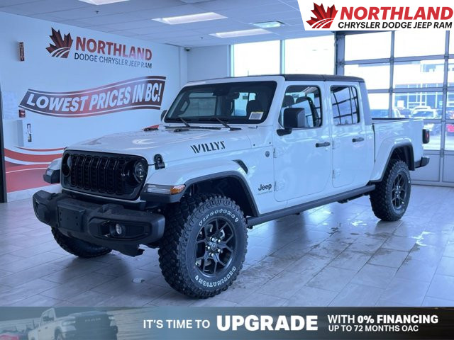 2025 Jeep Gladiator Willys | 4X4 | Backup Camera | Heated Seats in Cars & Trucks in Prince George