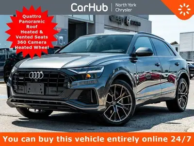 Travel in sophisticated style with this Audi Q8. It boasts a Intercooled Turbo Gas/Electric V-6 3.0...