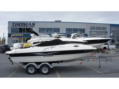 208CR VOLVO V6-200CV - VOLVO PENTA 200 V6 - REMORQUE GALV. POLE PLIANTE - GLACIERE SIEGE ARRIERE - L...