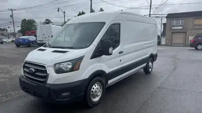 2020 FORD TRANSIT T-250 AWD 148" CARGO VAN TOIT MOYEN 3.5L V6 337 000 KM AUTOMATIQUE BLANC INT NOIR...