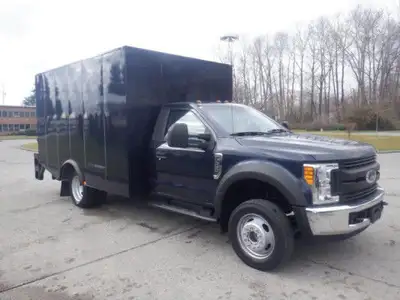 2017 Ford F-550 12 Foot Armoured Cube Truck With Bullet-Proof Glass And Power Tailgate 6.8L V10 SOHC...