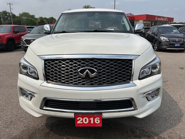  2016 Infiniti QX80 NAV, DVD, SUNROOF, HEATED / COOLED LEATHER! in Cars & Trucks in London - Image 3