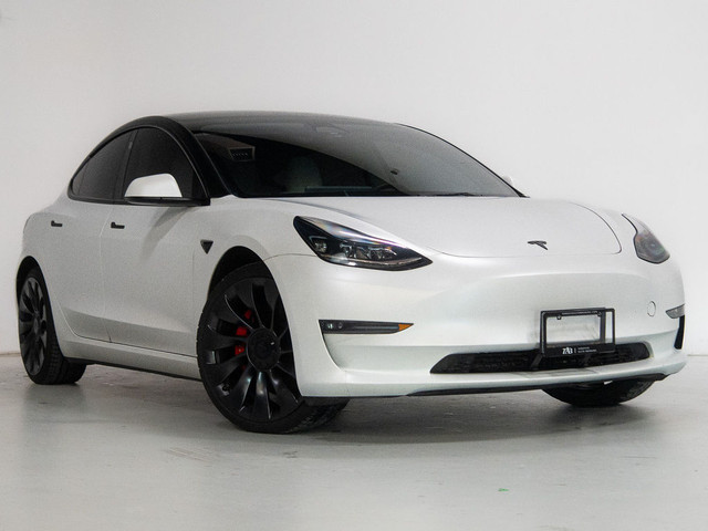 2023 Tesla Model 3 PERFORMANCE | AWD | MATTE WHITE | PANO in Cars & Trucks in Mississauga / Peel Region - Image 2