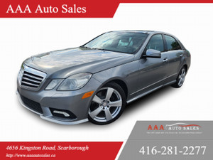 2010 Mercedes-Benz E-Class E-3504dr Sdn 3.5L 4MATIC|Navigation|Panoramic|HTD Seats