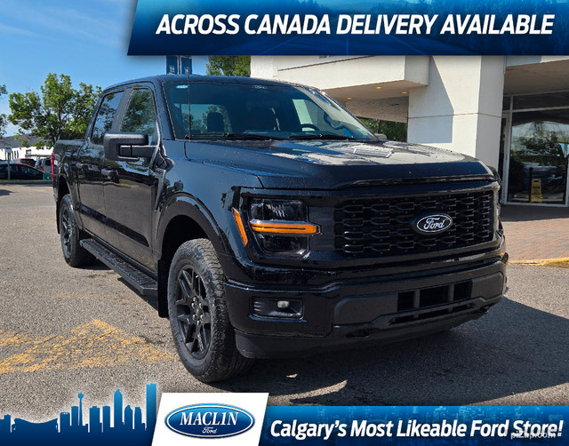 2025 Ford F-150 STX | BLACK APP PKG | MOBILE OFF PKG | BLIS in Cars & Trucks in Calgary