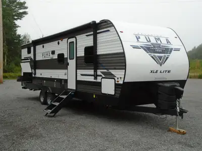 This beautiful bunk bed Puma trailer has tons of sleeping space with 4 bunk beds! Easy to tow at onl...