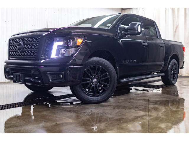 2018 Nissan Titan 4x4 Crew Cab SV Midnight Edition Nav BCam in Cars & Trucks in Grande Prairie - Image 4