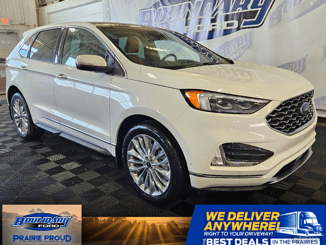  2024 Ford Edge TITANIUM | 301A | TITANIUM ELITE PKG | PANO ROOF in Cars & Trucks in Lloydminster