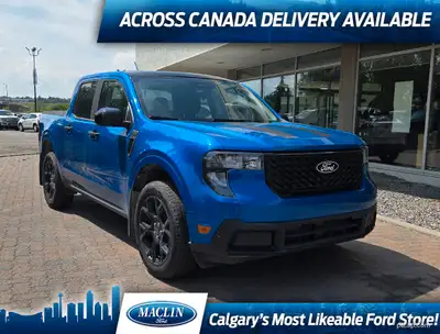 This brand new VELOCITY BLUE METALLIC 2025 FORD MAVERICK XLT is powered by a 2.0L ECOBOOST ENGINE TH...