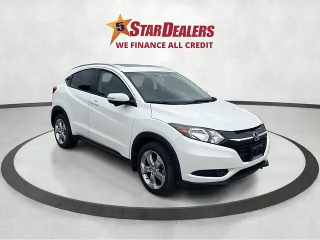 2016 Honda HR-V 4WD 4dr CVT EX-L w-Navi ROOF LEATHER WE FINANCE dans Autos et camions dans London - Image 2