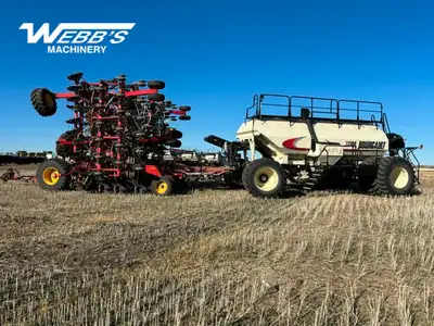 2020 BOURGAULT 3320-76/71300 AIR SEEDER & TANK 76' x 10", DS, XTC, MRB lll's w/Retaining Wheel, 4.5"...
