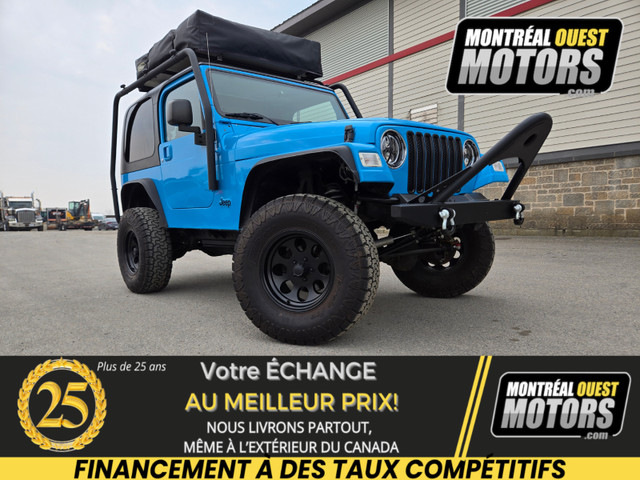 2003 Jeep TJ Sport / 4X4 / UNIQUE / IMPECCABLE NO RUST Plein de  in Cars & Trucks in West Island