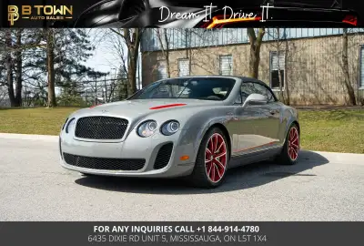 This 2012 Bentley Continental Supersports ISR is one of 100 total cars produced to celebrate the com...