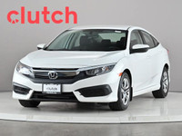 2017 Honda Civic LX w/ Apple CarPlay, Heated Front Seats, Rearvi