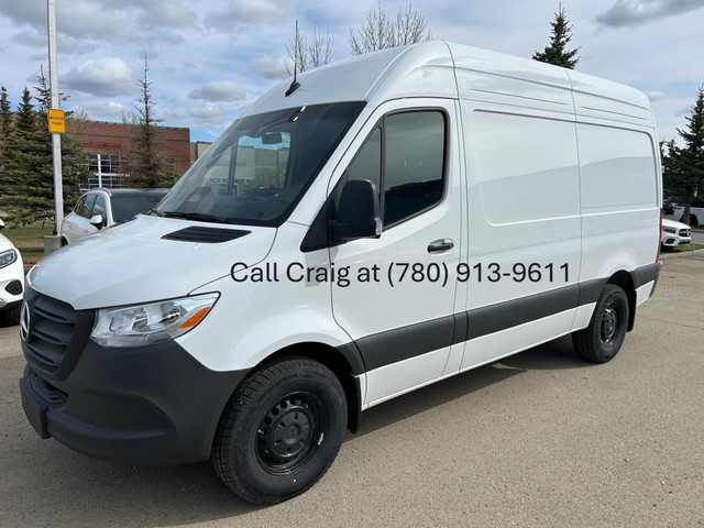 2025 Mercedes-Benz Sprinter Cargo Van 2500 Standard Roof I4 144  in Cars & Trucks in Edmonton