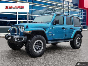 2020 Jeep Wrangler Sahara | Leather | Freedom Top | Navigation | One Owner | Clean Carfax