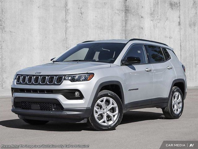 2025 Jeep Compass North 4x4 Sunroof Nav Heated Seats & Steering in Cars & Trucks in St. Albert