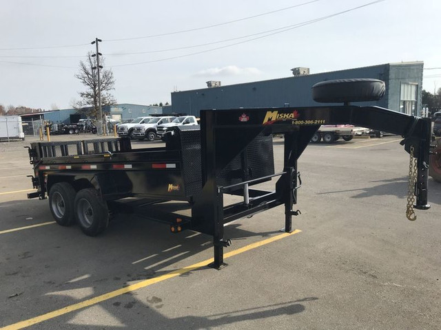 2025 Miska 8 Ton Gooseneck Dump Trailer in Cargo & Utility Trailers in Ottawa - Image 3