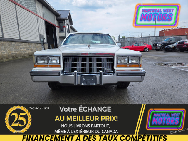 1989 Cadillac Brougham D'Elegance / 24in Wheels + OEM Wheels Pei in Classic Cars in West Island - Image 2