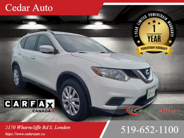 2014 Nissan Rogue S FWD | 1 YEAR POWERTRAIN WARRANTY INCLUDED in Cars & Trucks in London