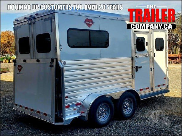 2024 THOROUGHBRED 2 HORSE STRAIGHT BUMPERPULL TRAILER, ALUMINUM, in Cargo & Utility Trailers in Napanee - Image 4