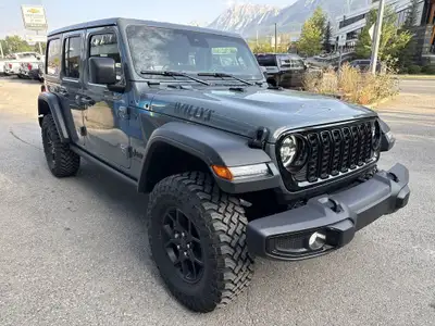 AMVIC Licensed Dealer The 2025 Jeep Wrangler 4-Door Willys 4x4 is built for those who want rugged pe...