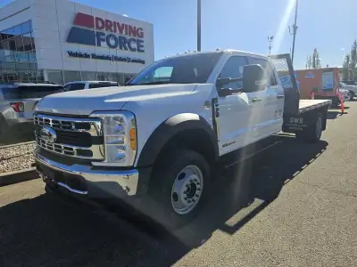 2023 Ford Super Duty F-550 DRW XLT 4WD Crew Cab 203" WB 84" CA, 12ft Deck, 6.7L V8 Diesel, Keyless E...