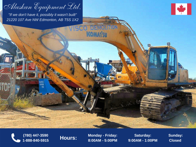 2000 Komatsu PC300LC-6LE Excavator Tracked Material Handler with in Heavy Equipment in St. Albert