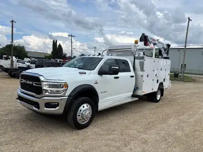 2024 Ram 5500 Crew Cab SLT 4×4 Service Truck, !!!Unused New Rig Up!!!, 6.7L Cummins Diesel, Auto, Lo...