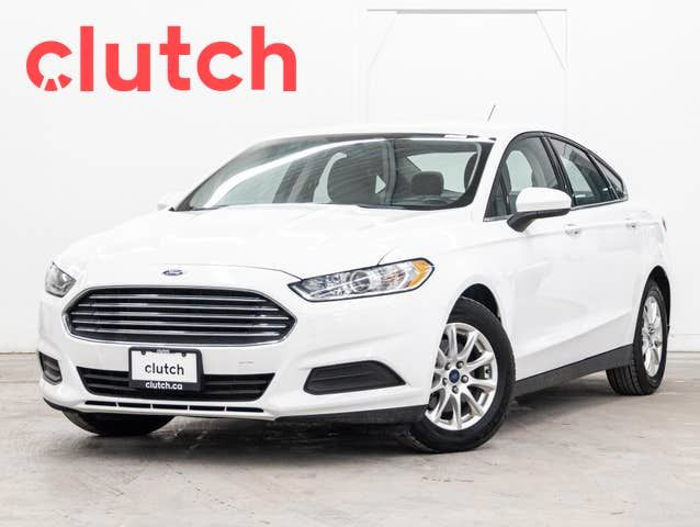 2016 Ford Fusion S w/ Rearview Cam, Bluetooth, A/C in Cars & Trucks in Bedford