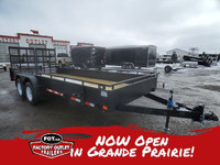 2024 Canada Trailers 7X18 Steel Side Utility