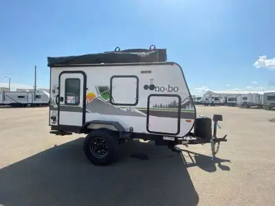 Forest River No Boundaries toy hauler NB10.6 highlights: Beast Mode Package Ramp Door Outside Cookto...