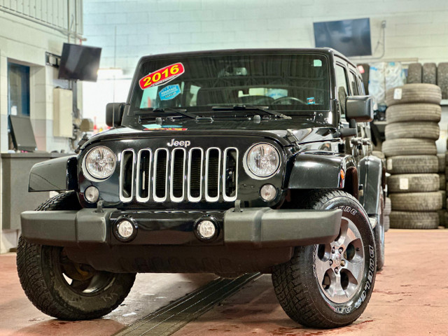 2016 Jeep Wrangler Unlimited Sahara in Cars & Trucks in West Island