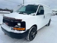 2014 GMC Savana 3500 Cargo Van with V8 4.8L Engine, shelves inside, auto ac, cruise control. Certifi... (image 1)