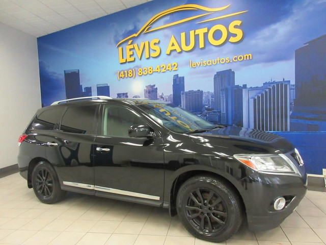 NISSAN PATHFINDER 2016 SL AWD 7 PASSAGERS CUIR NOIT / TOIT / GPS in Cars & Trucks in Lévis - Image 2