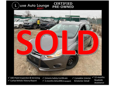  2013 Ford Focus SE, LOW KM! AUTO, HEATED SEATS, BLUETOOTH!