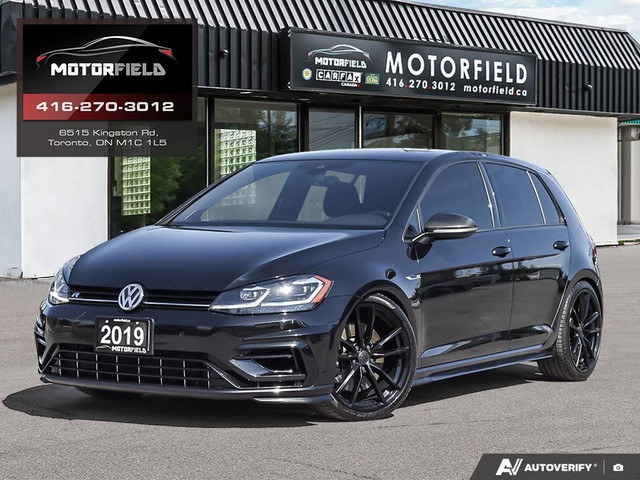 2019 Volkswagen Golf R AWD Manual *Accident Free, Black Optics* in Cars & Trucks in City of Toronto