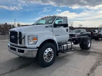 2025 F750 Cab and chassis. Build your dump or hook lift your way! 4 available.