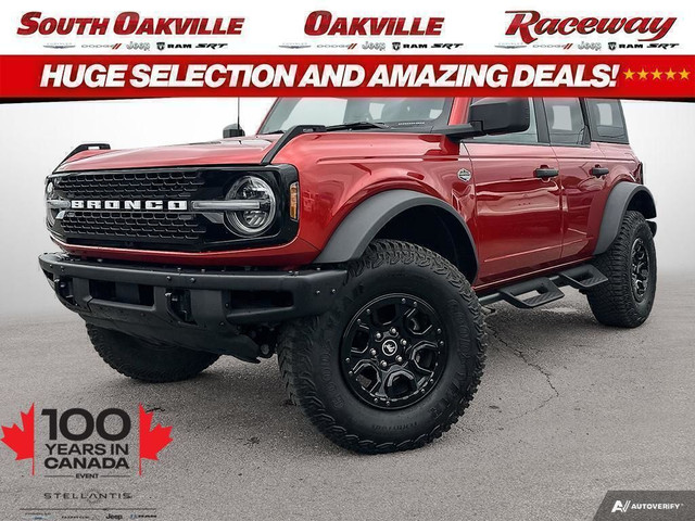 2024 Ford Bronco WILDTRAK | CARPLAY | NAVI | BACKUP CAM | LOW KM in Cars & Trucks in Oakville / Halton Region