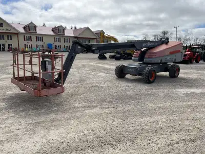 2007 Skyjack SJ45T straight boom with jib. This boom lift has a platform height of 45 feet giving 51...
